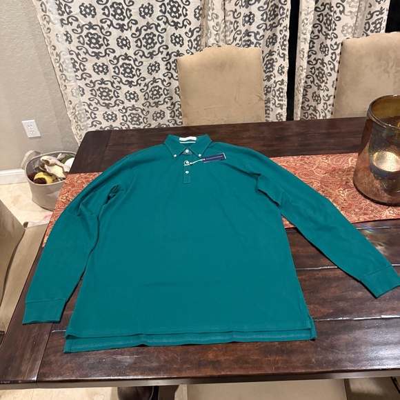 Holderness & Bourne Men's XL The Burton Pine Polo MSRP $130 - Picture 3 of 8